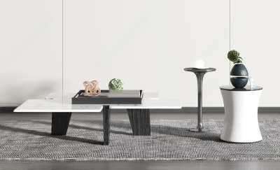 现代茶几3D模型下载